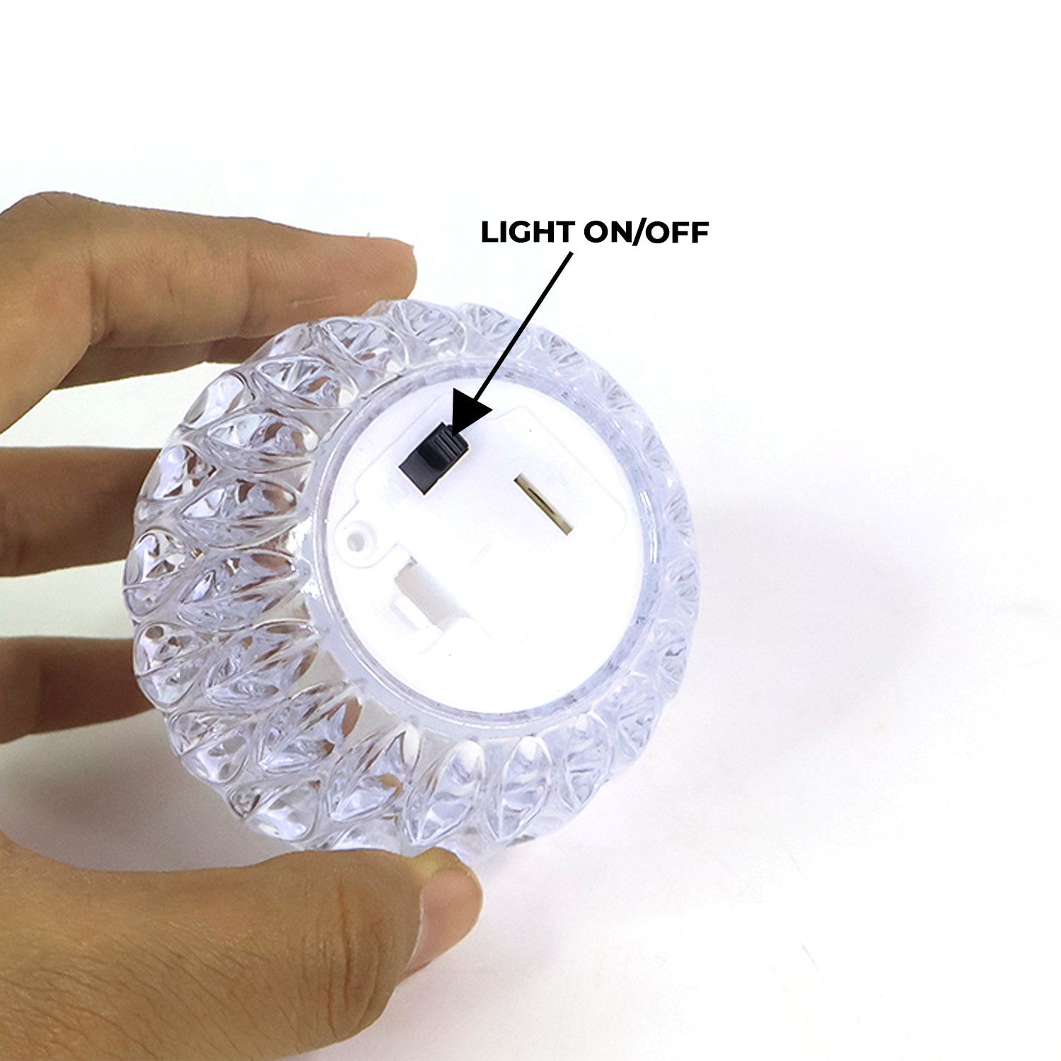 Crystal Design LED Tealight Candles (6 Pc / Set)