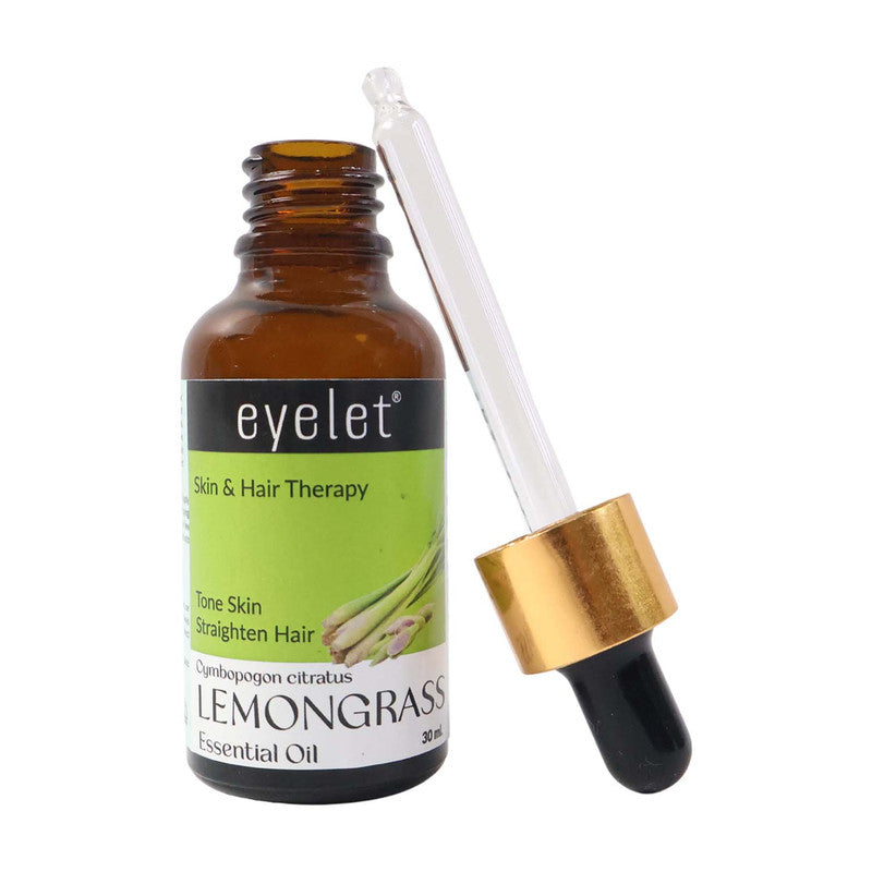Eyelet Lemongrass Essential Oil Natural Skin & Hair Therapy Oil 30Ml