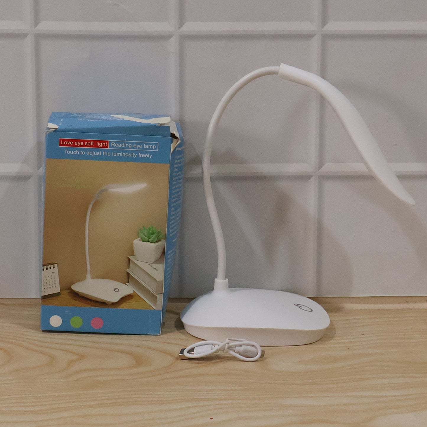 LED Desk Table Lamp Flexible Touch Dimmer Eye Care Reading Study Light (1 Pc) view 9