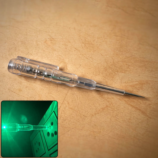 Electrical Detector Slotted Screwdriver With Small Batteries (1 Pc)