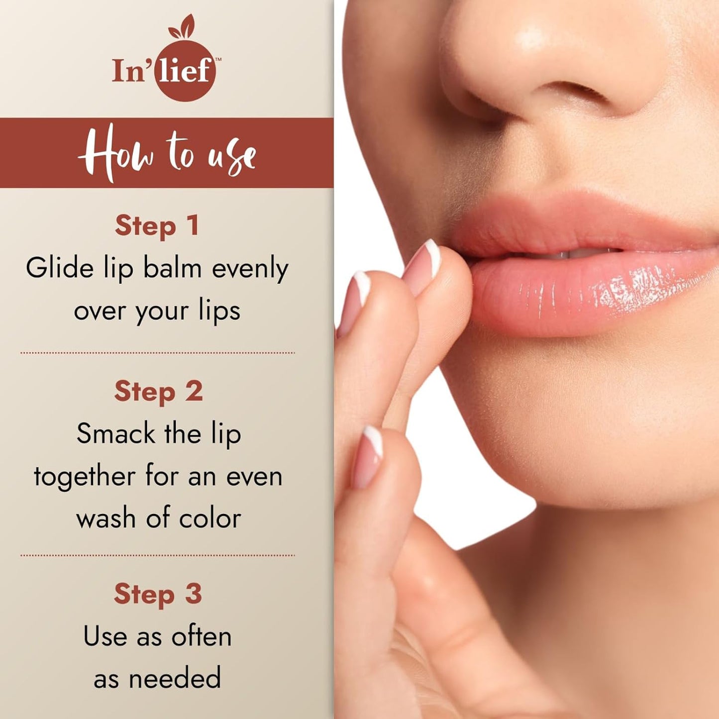 In'lief Moisturizing & Nourishing Lip Balm (1 Pc / 15 Gm)