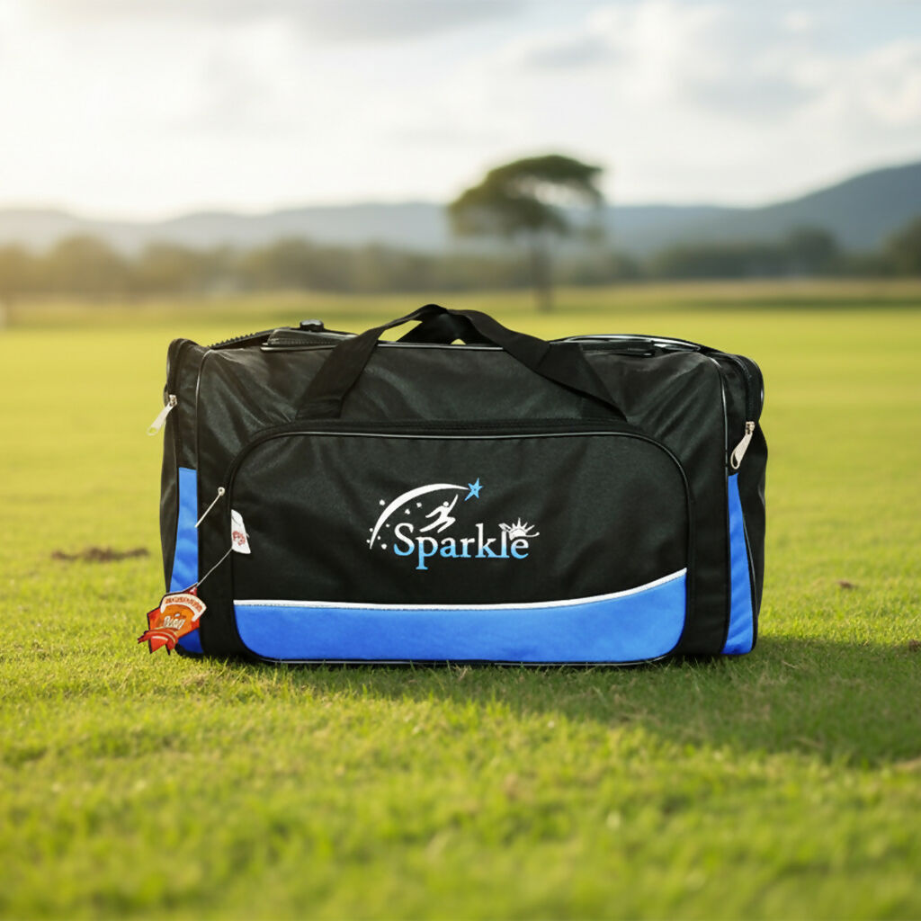 Sparkle Dholak Travel Bag – Multicolor | Heavy-Duty Musical Instrument Carry Case | Padded, Large Front Pocket | Durable Zippers & Strong Handles | Fits Standard Dholak