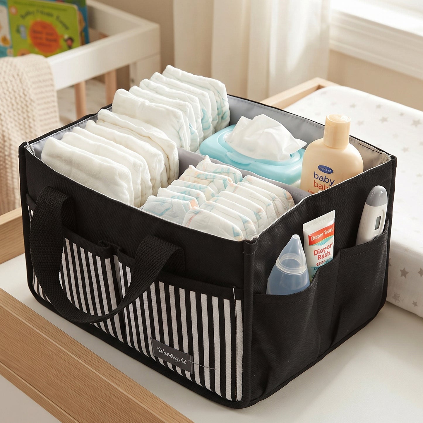 Multipurpose Travel Organizer Bag Caddy with Handles 27x16 Cm (1 Pc)