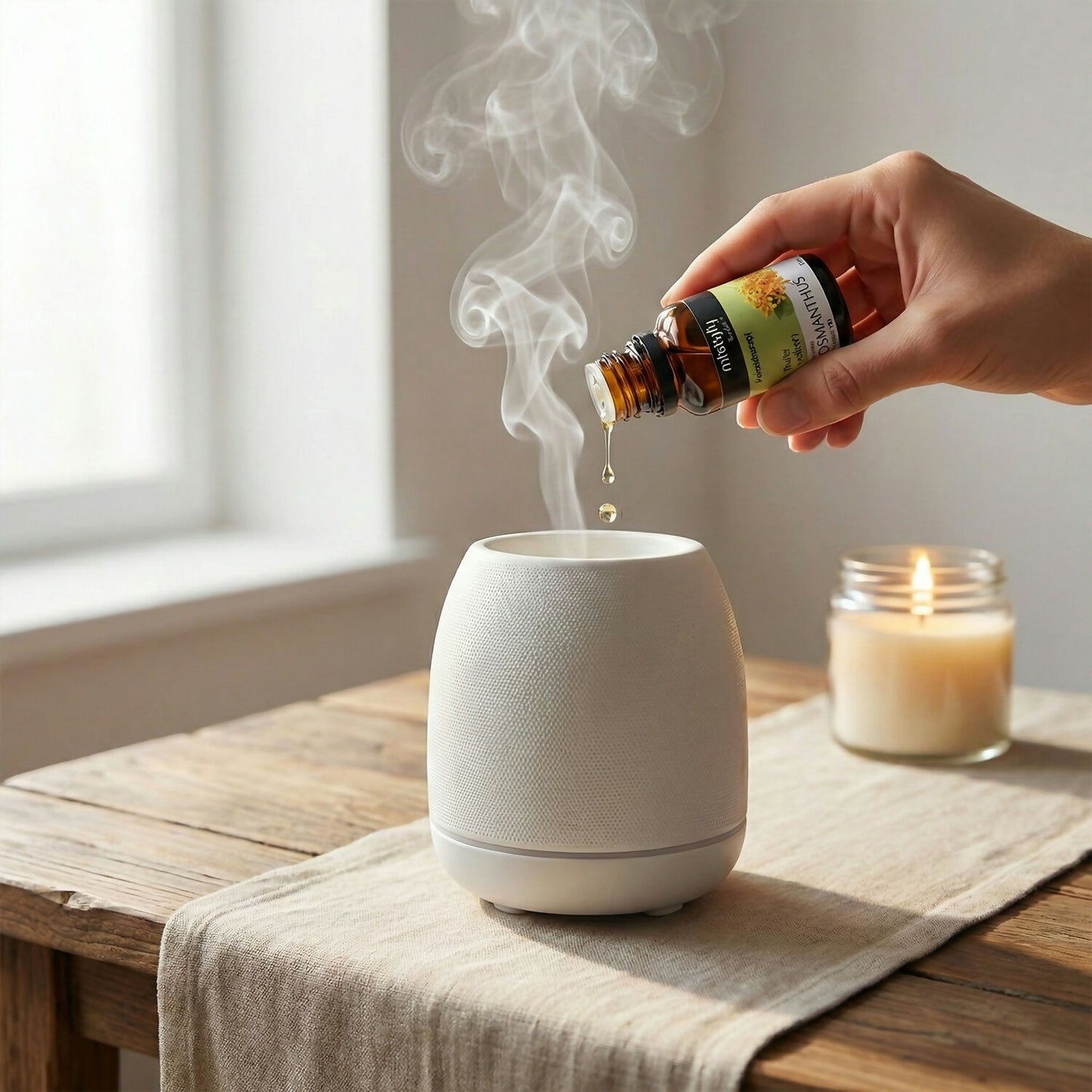 Eyelet Aromatherapy Diffuser Oil for Humidifier – Osmanthus Fruity Leathery Aroma (10Ml)