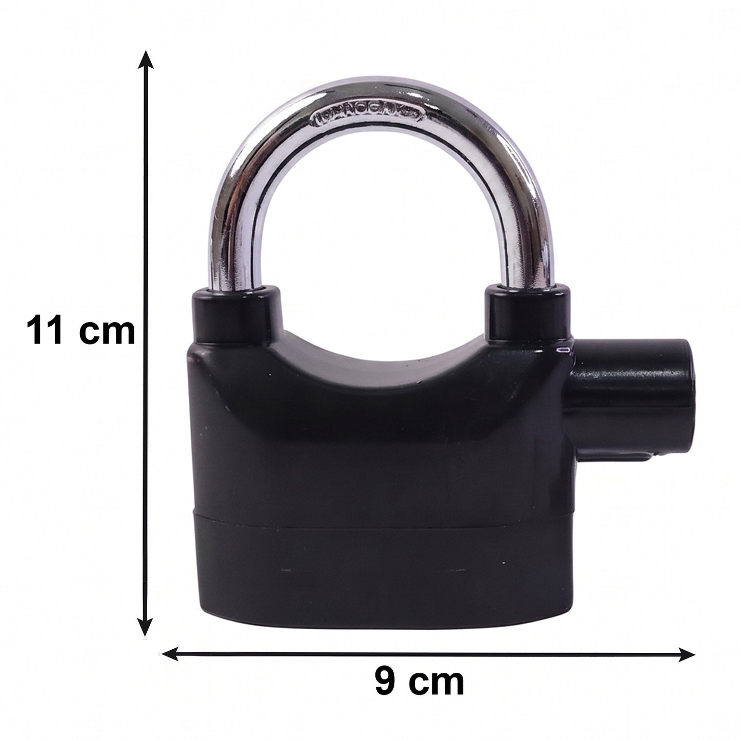 Heavy Duty Security Alarm Padlock with Built In Sound Alert System With 3 keys