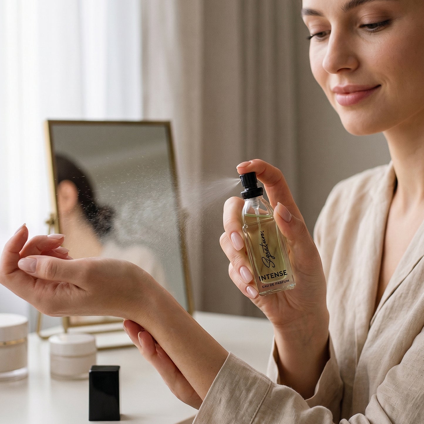 elegant travel size perfume set in gift box
