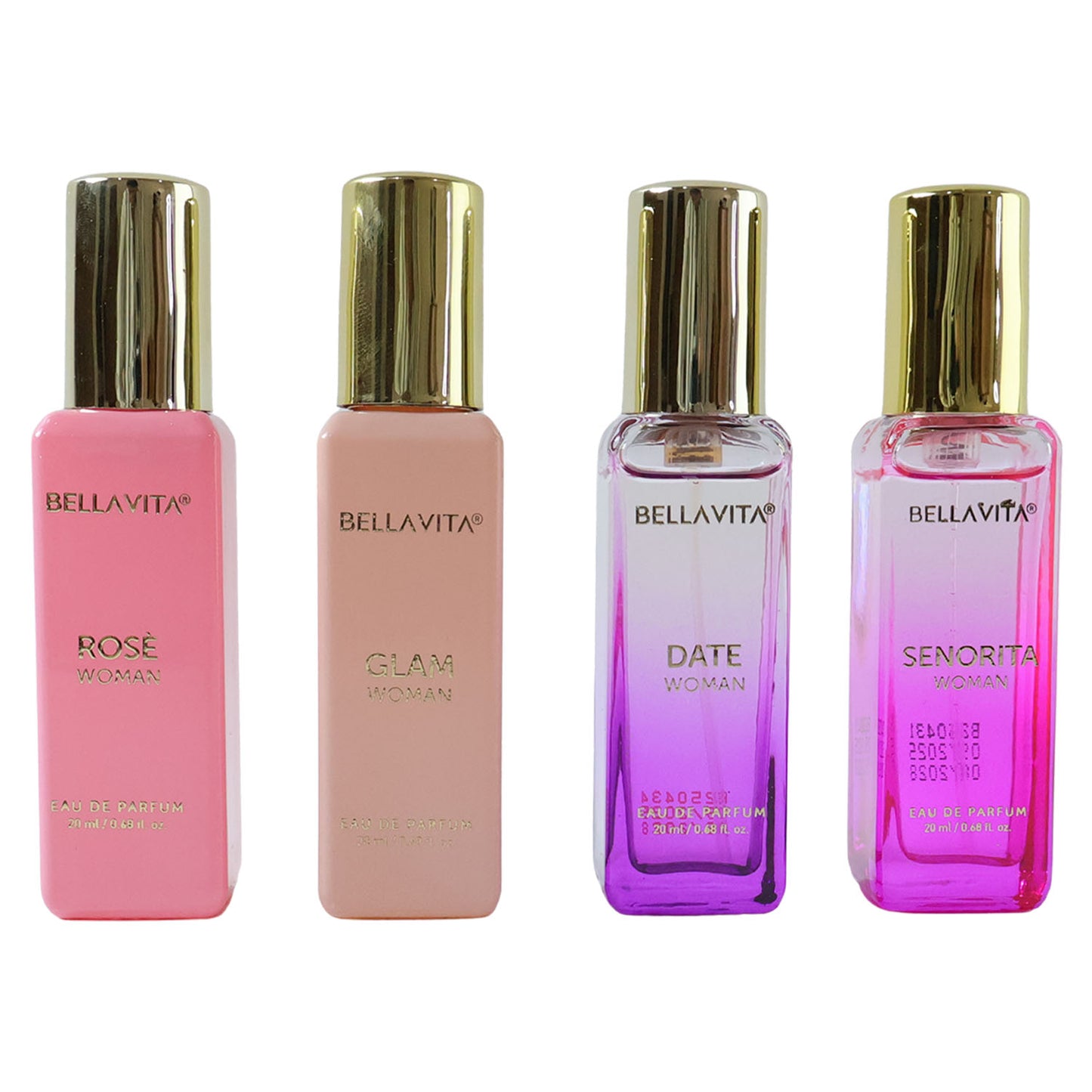 Bellavita Luxury Women Eau De Parfum Gift Set (4 Pc, 20 ML Each)