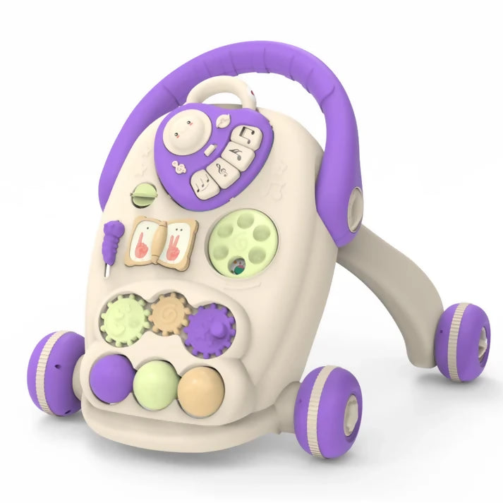 Aditi Happy Feet Baby Walker, Anti-Slip Wheels, Music, Stable Design with Water Tank (9+Month)