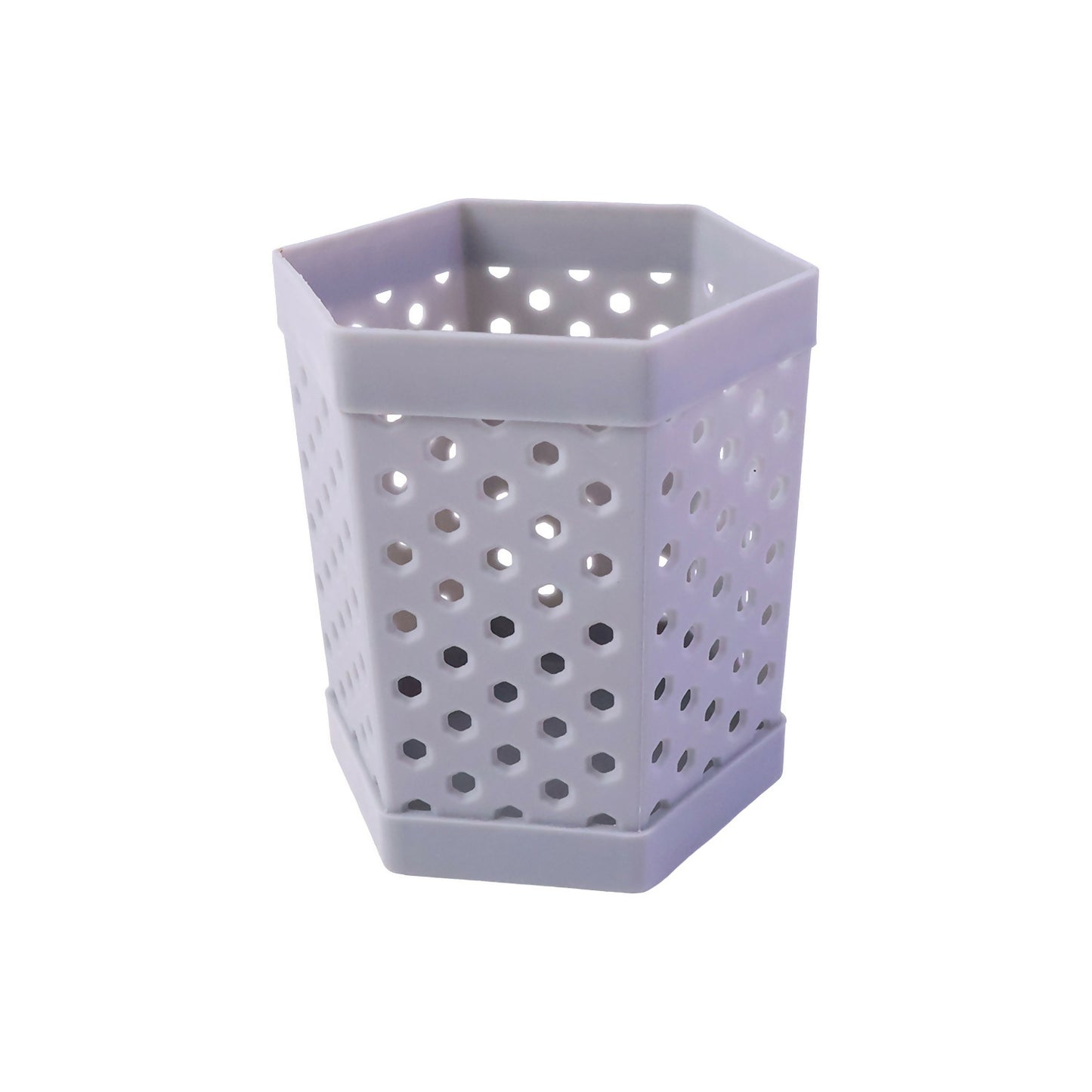 Khyati Multipurpose Hexagon Pen Stand Desk Organizer, Stationery Holder for Office, School