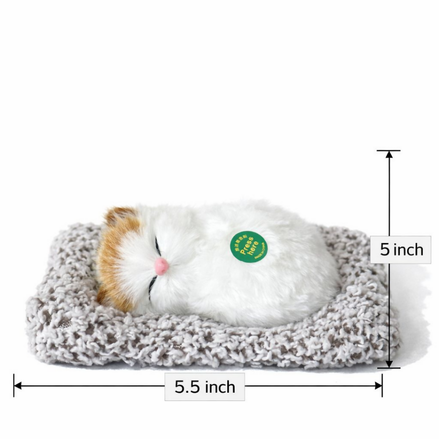 Sleeping Cat Dashboard Decor Cute Car Interior Table Showpiece