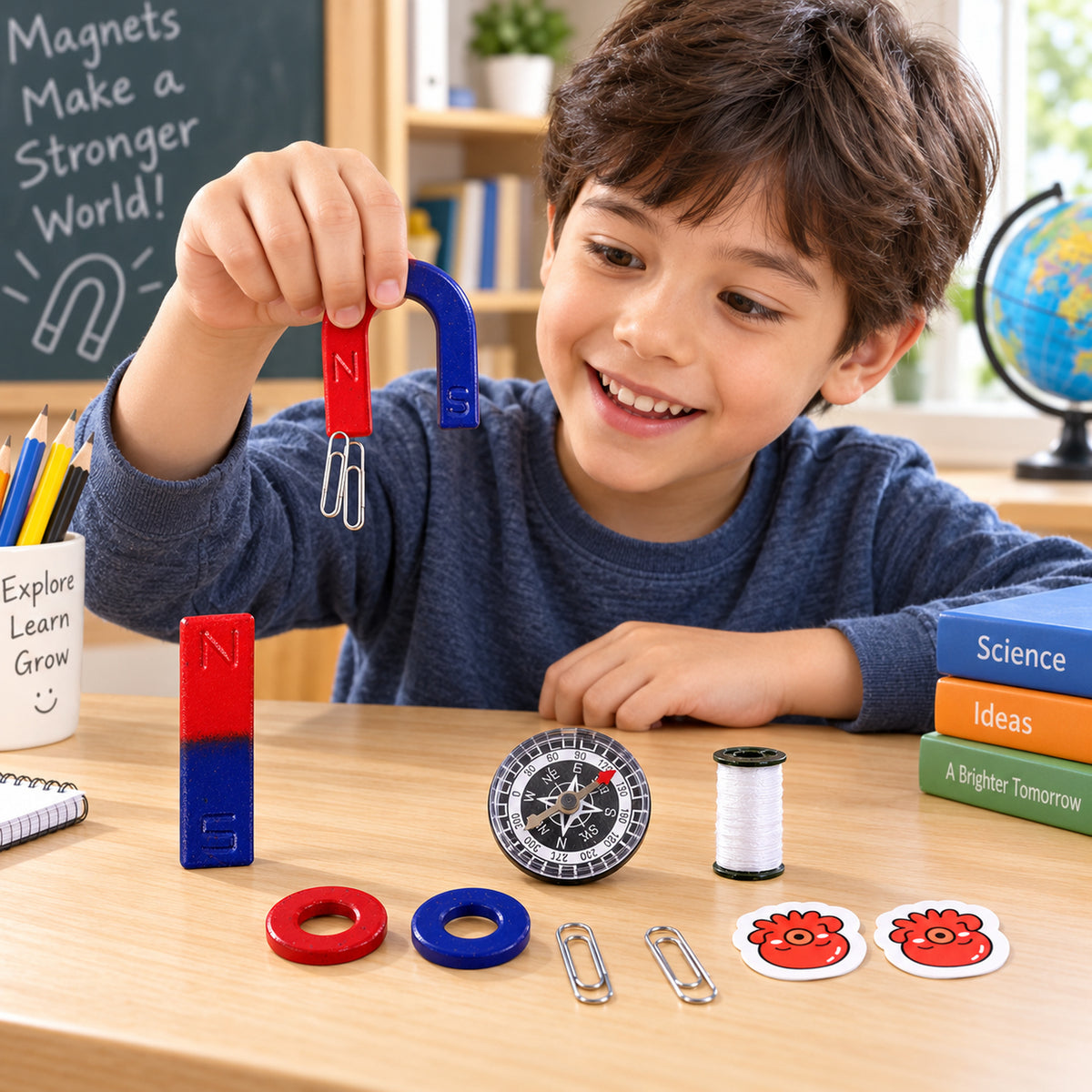 Science experiment magnet kit kids