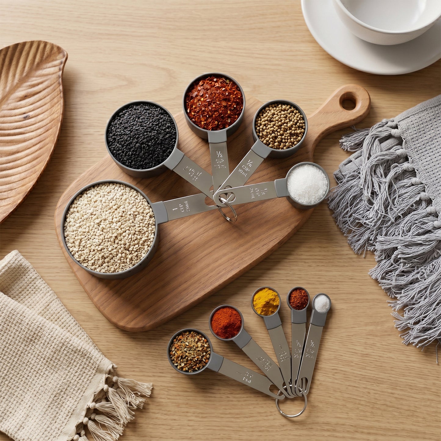Measuring cups kitchen use