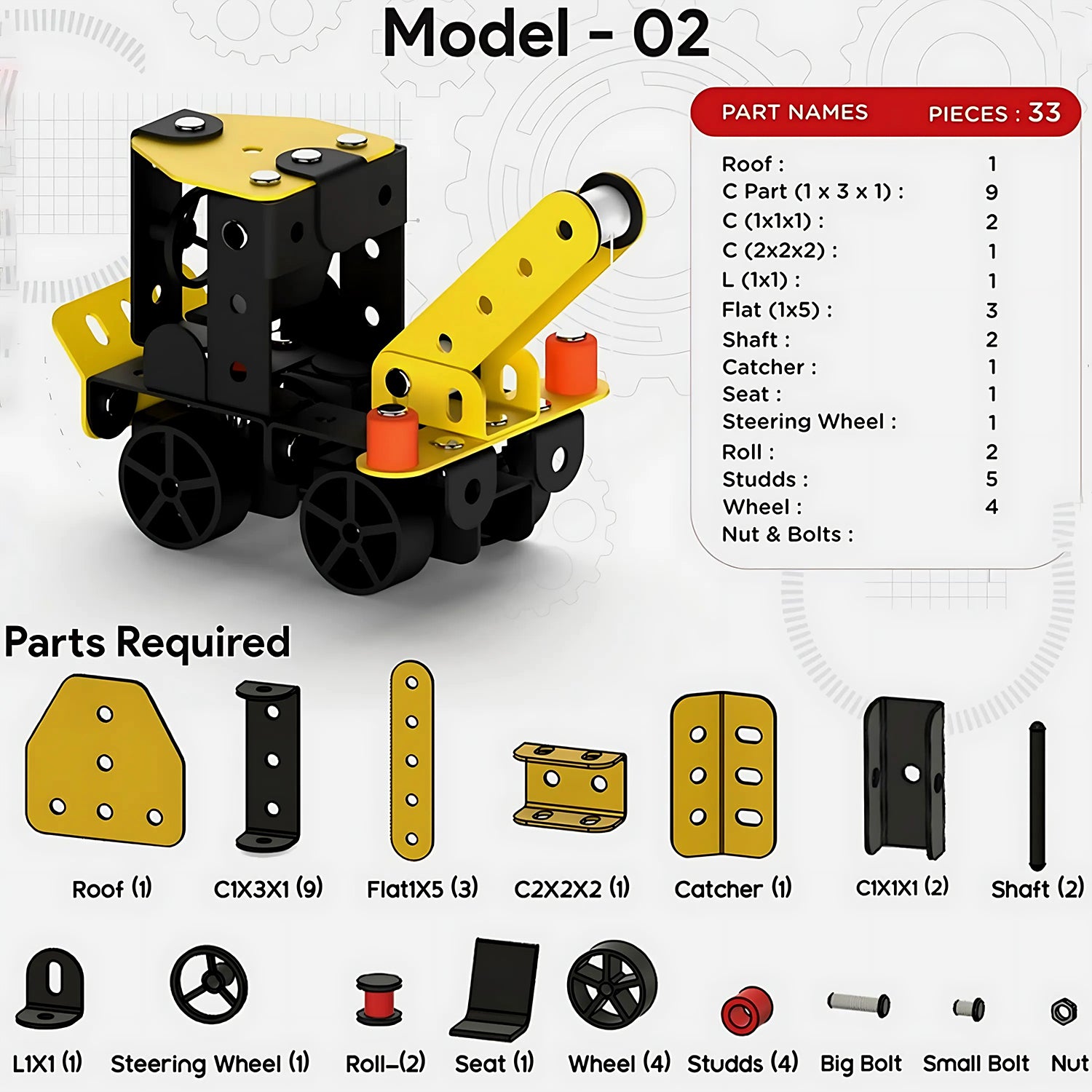 Aditi STEM Educational Mecha Racer DIY Construction Kit