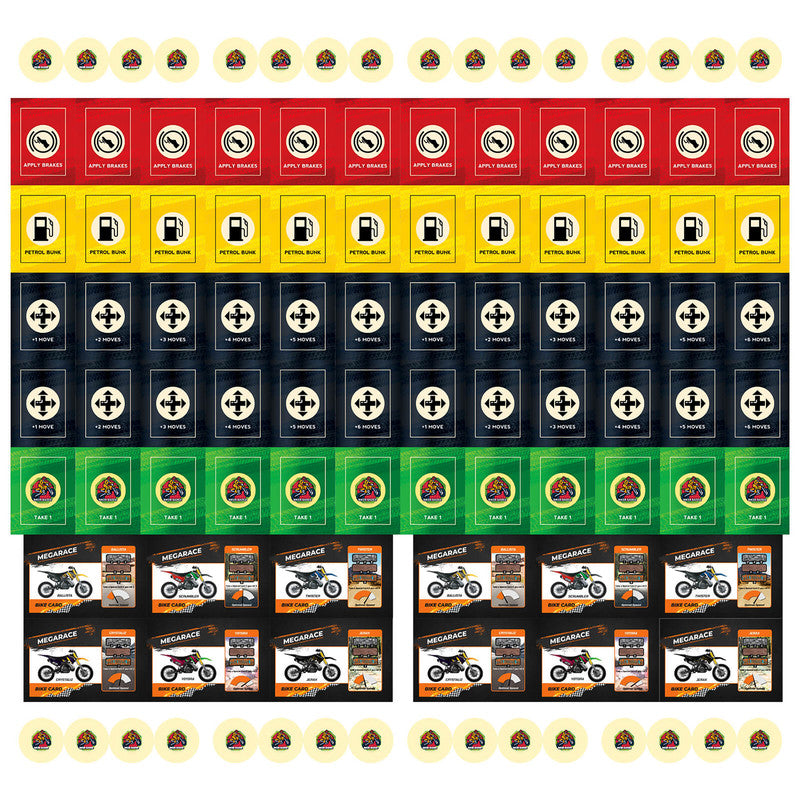 Mega Race Board Game – Fun and Exciting Racing Adventure with Dice, Cards, and Strategy for Kids & Families