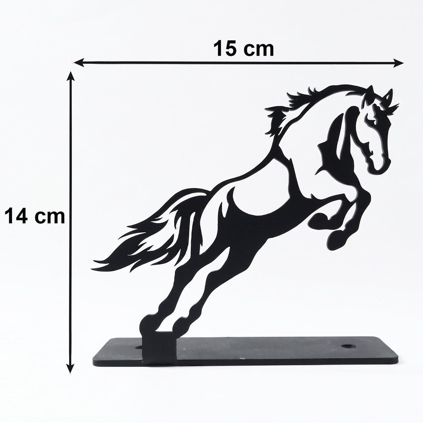 modern metal horse ornament