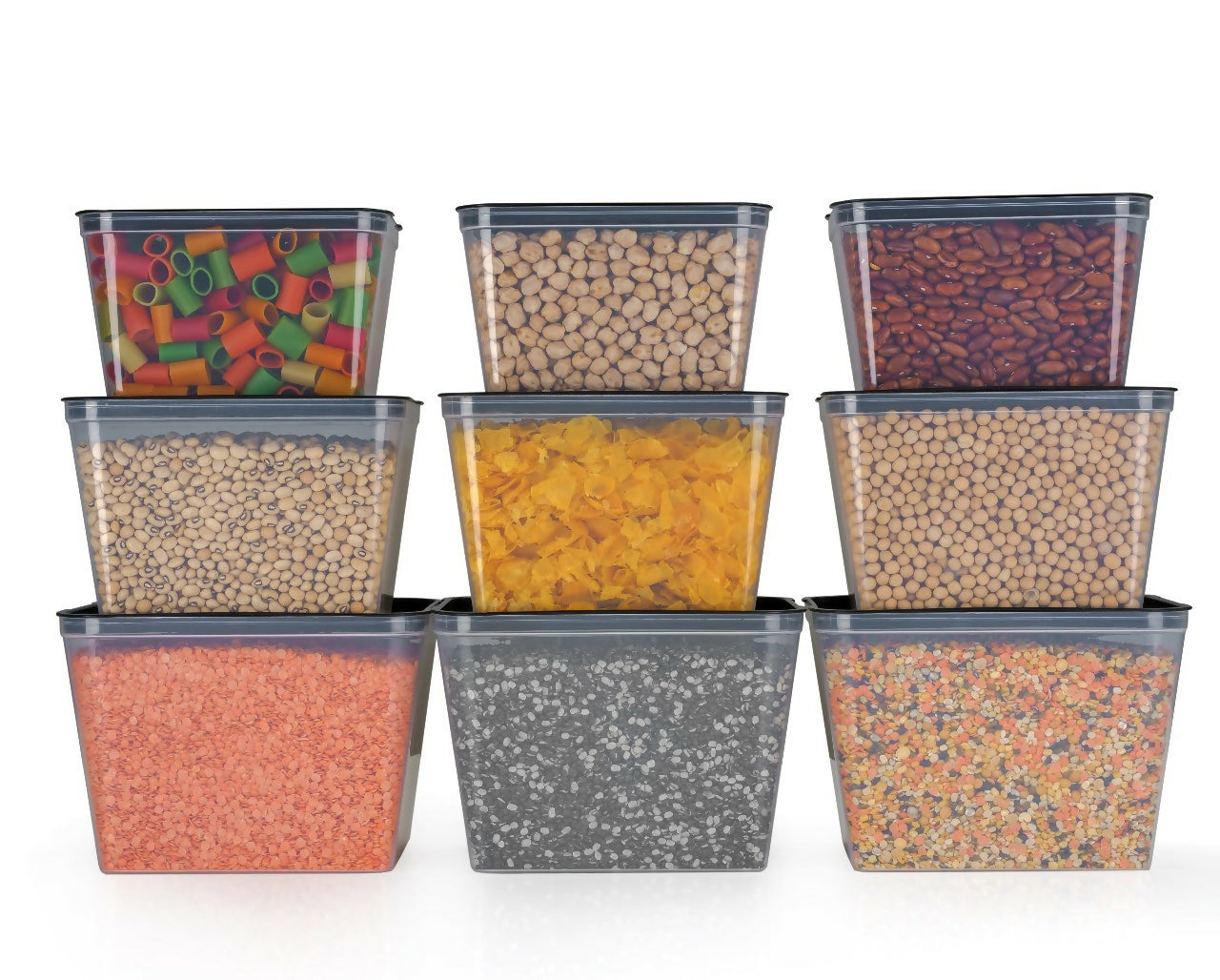 Transparent Food Storage box Pack of 6