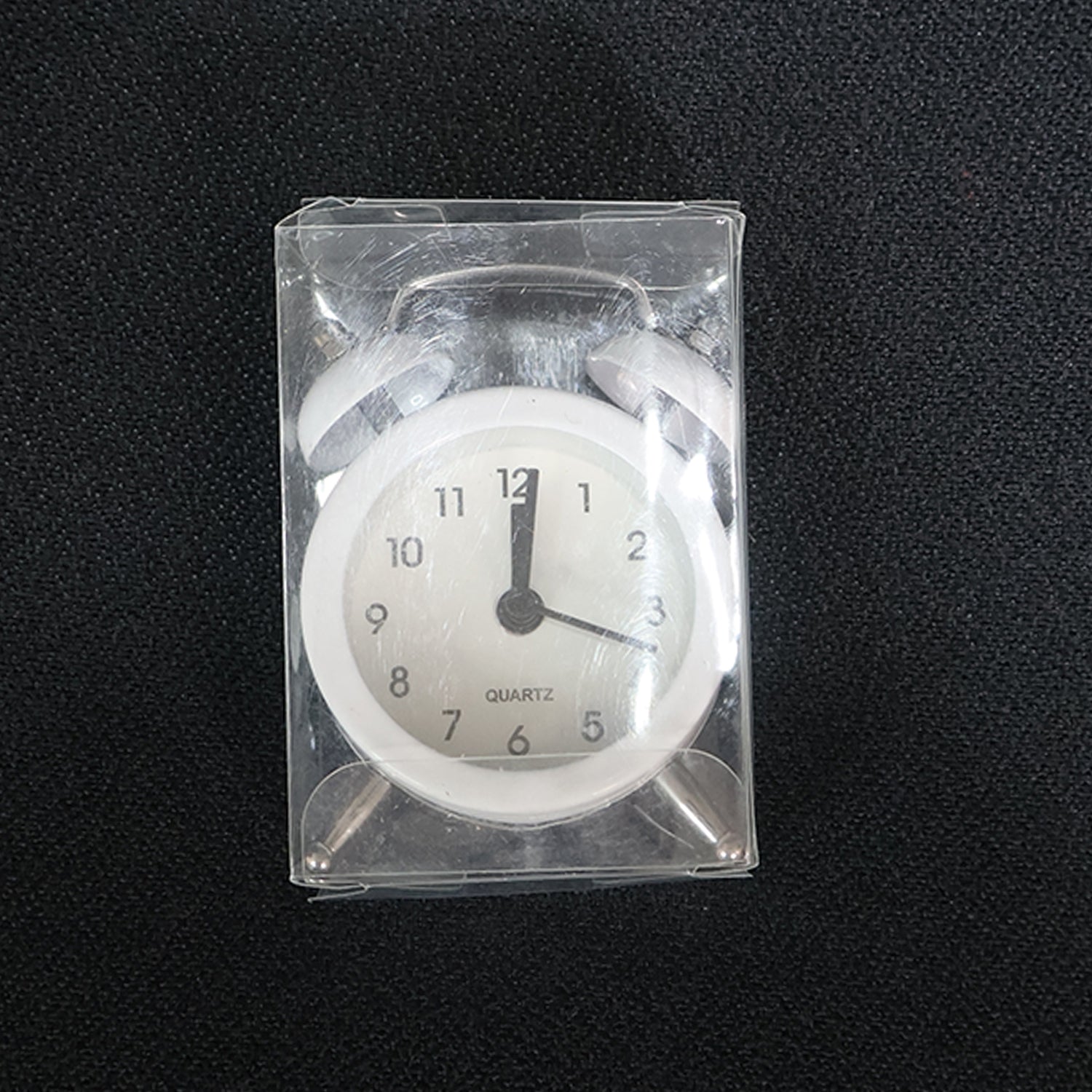 Small Twin-Bell Analog Alarm Clock - (1 Pc)