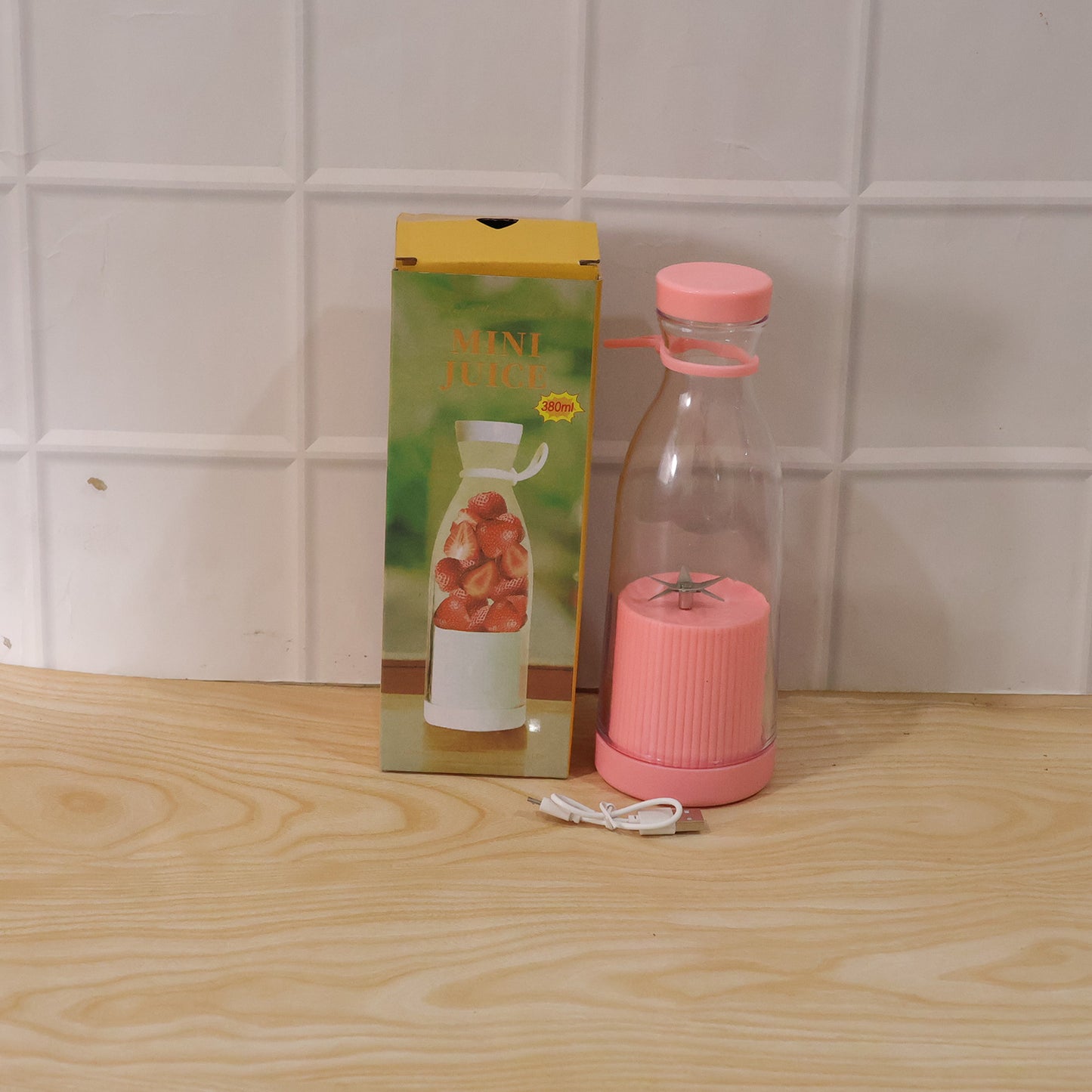 Portable Electric Juicer Blender Bottle 380ML USB Rechargeable