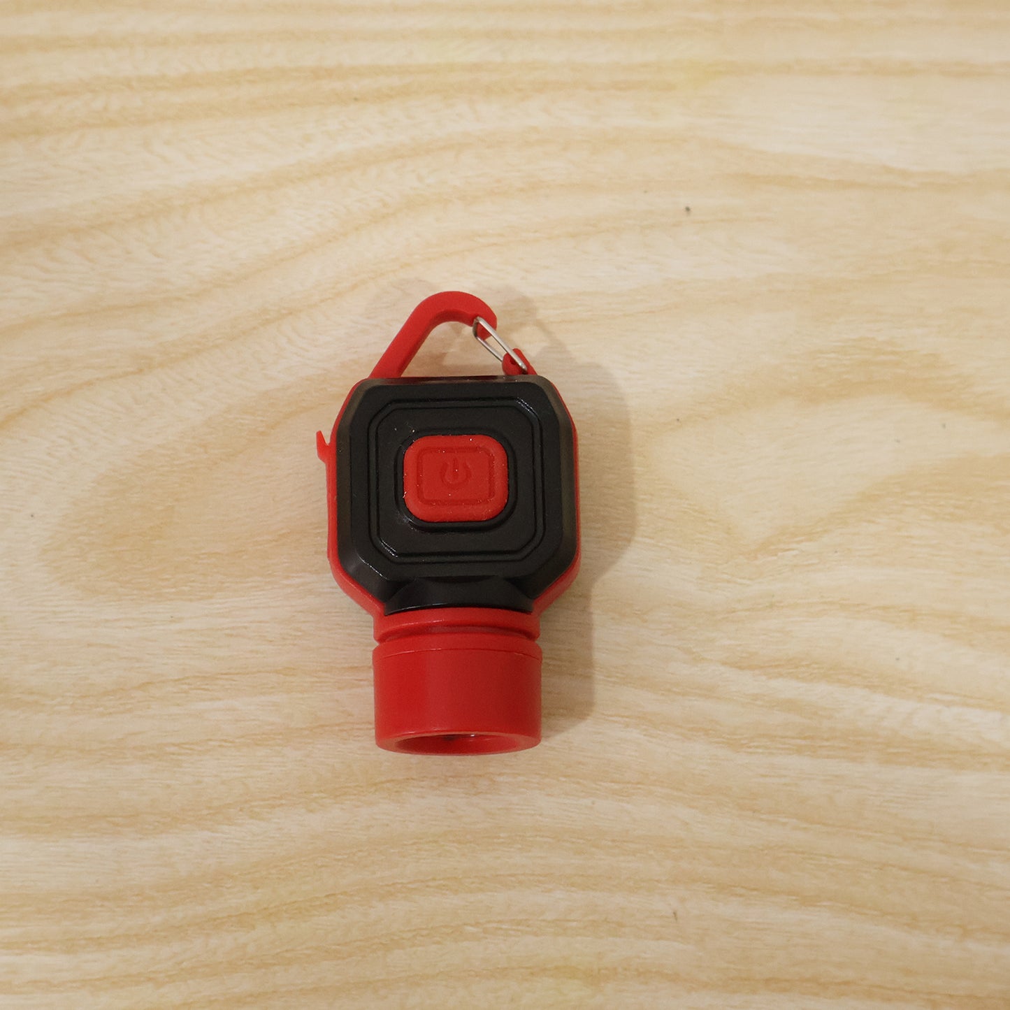 5 Mode Mini COB LED Keychain Flashlight with Carabiner Clip (1 Pc)