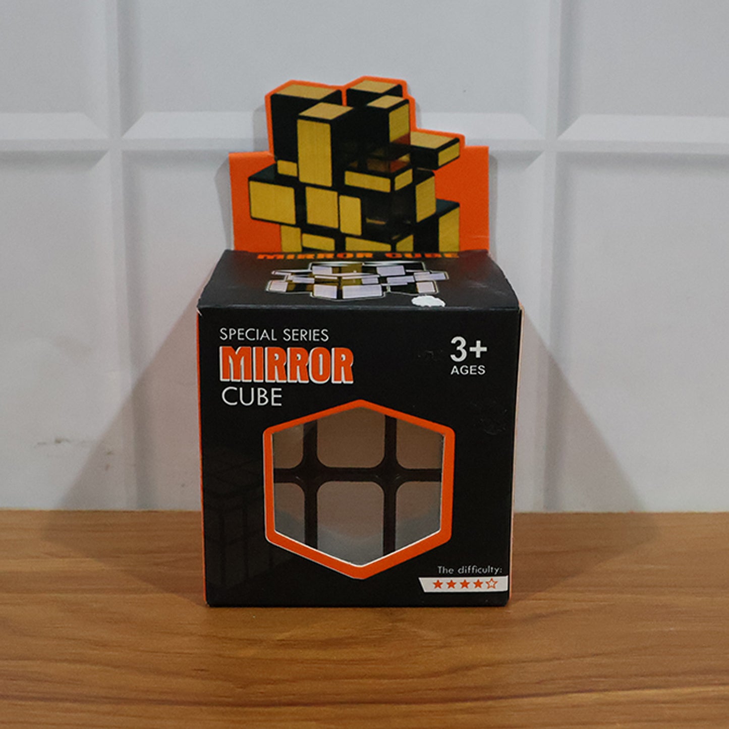 Mirror Cube – 3x3 Puzzle Cube with Reflective Silver Surfaces