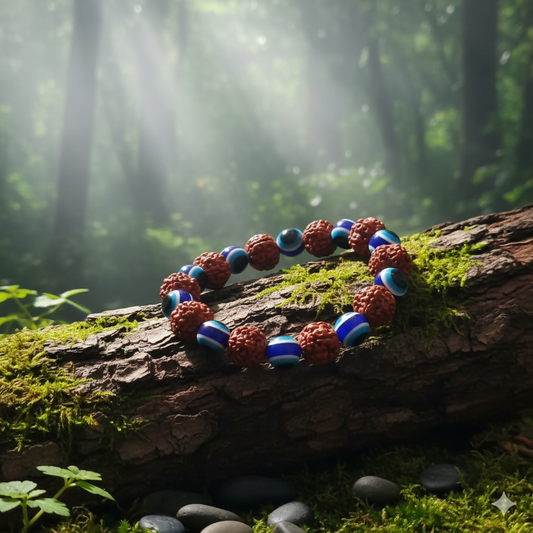 Rudralsh & Evil Eye Beads Bracelet