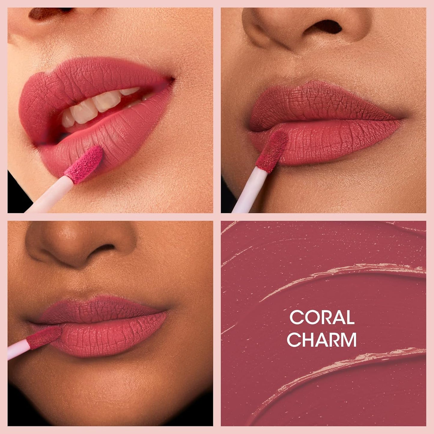 Beauty Coral Charm Matte Liquid Lipstick