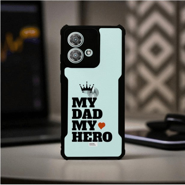 My Dad My Hero Mobile Cover For Motorola Edge 40 Neo