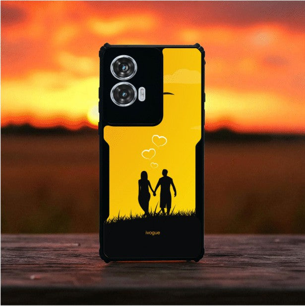 Sunset Romance Mobile Cover For Motorola Edge 50 Fusion