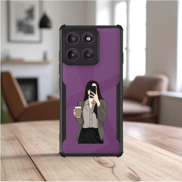 Coffee Girl Mobile Cover For Motorola Edge 60 Stylus