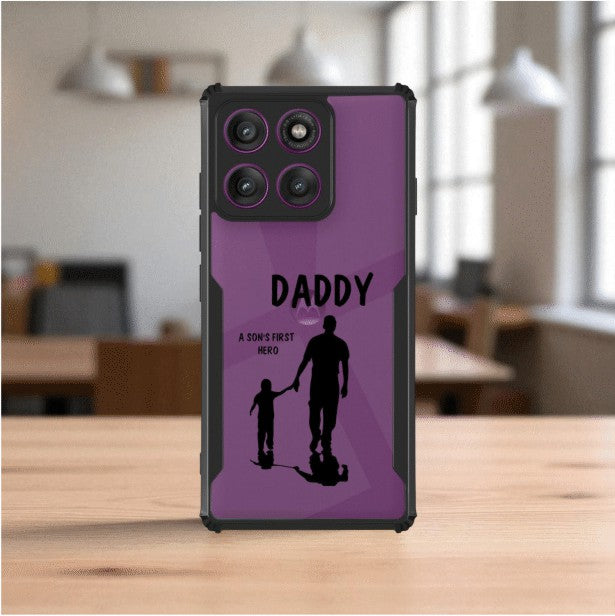 Daddy and Son Mobile Cover For Motorola Edge 60 Fusion
