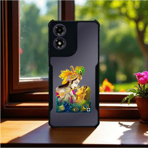 Radha Krishna Mobile Cover For Motorola G04S
