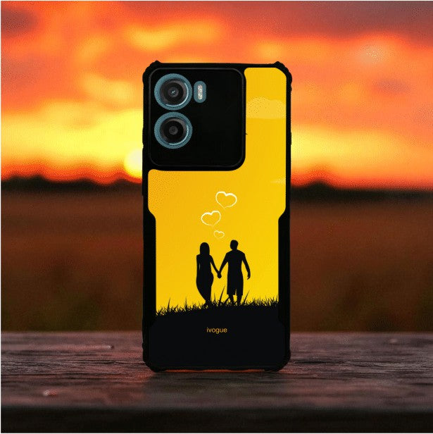 Sunset Romance Mobile Cover For Motorola G05