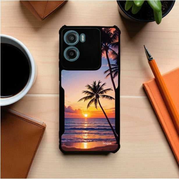 Sunset Vibes Mobile Cover For Motorola G05