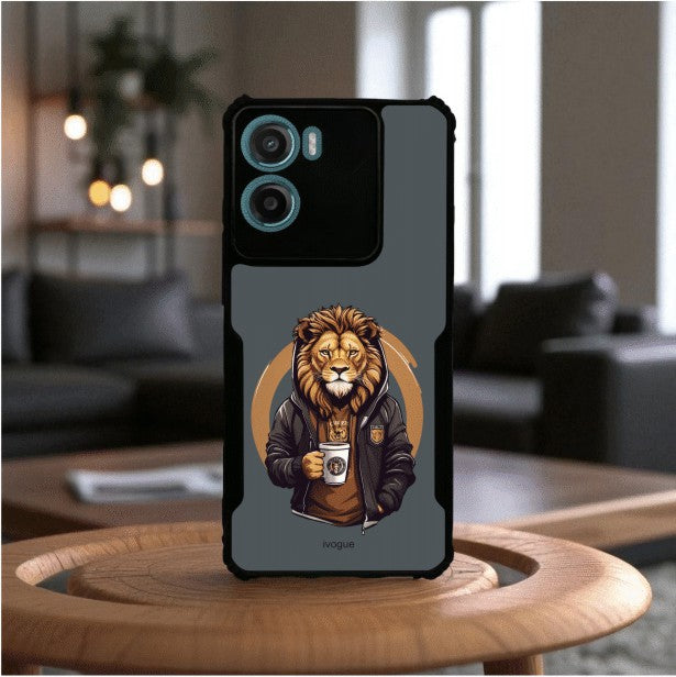 Stylish Lion Mobile Cover For Motorola G05