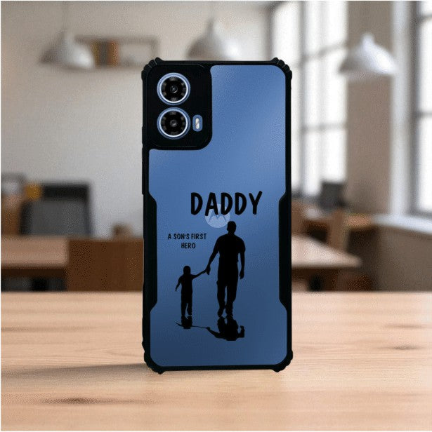 Daddy and Son Mobile Cover For Motorola G45