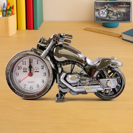 Motorcycle Alarm Clock, Motor Table Clock for Home Decor (1 Pc)