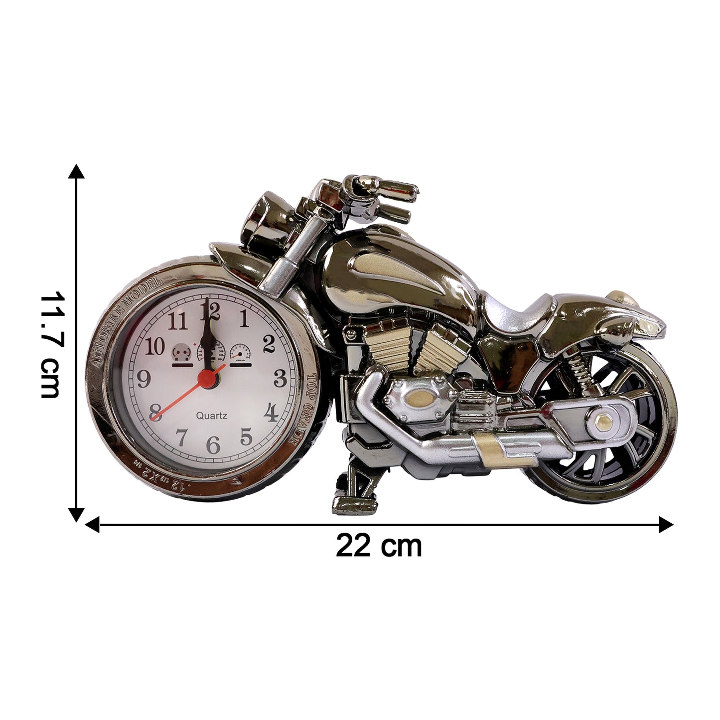 Motorcycle Alarm Clock, Motor Table Clock for Home Decor (1 Pc)