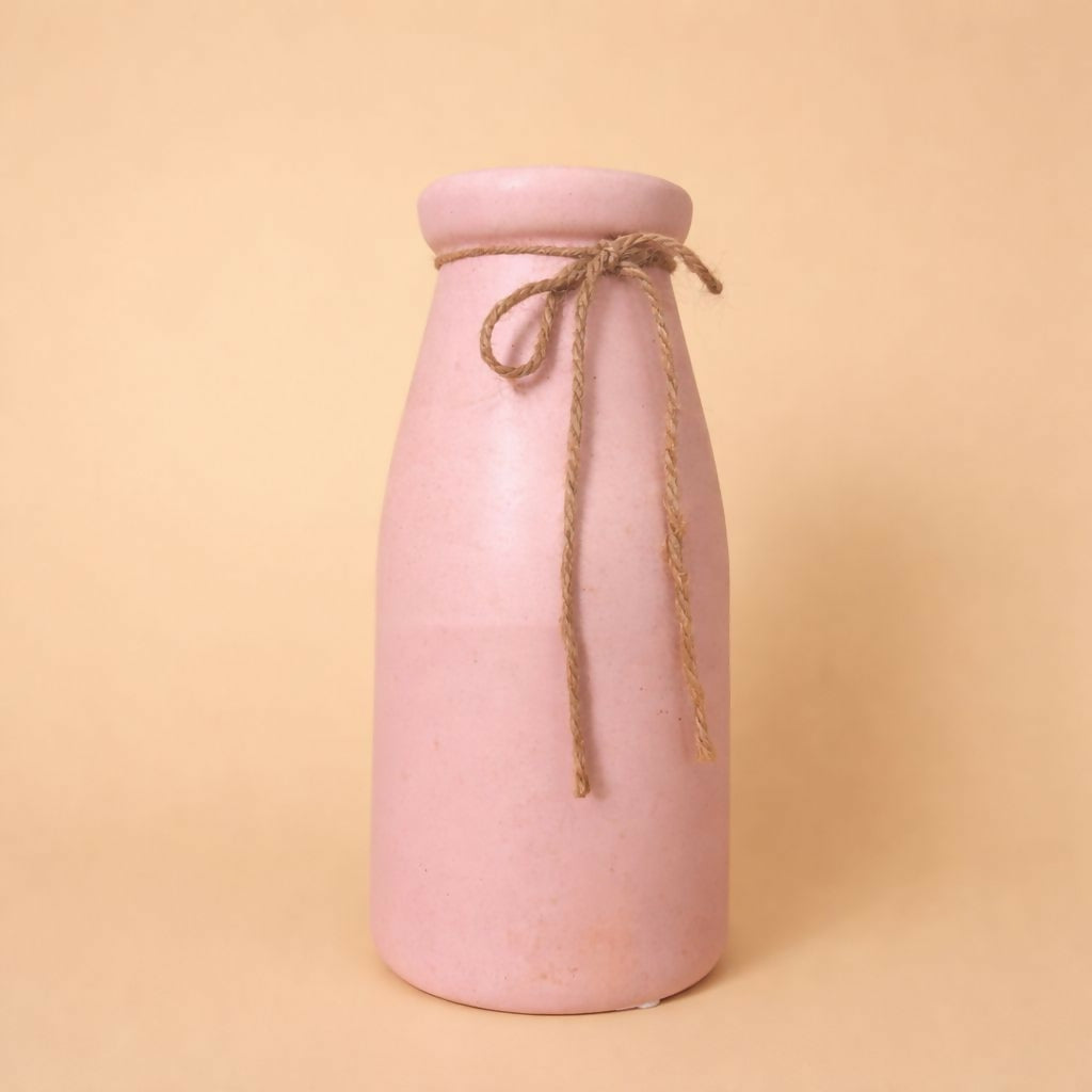 Decorative Ceramic Vase 9 Inch Minimal Style Vase for Home Décor