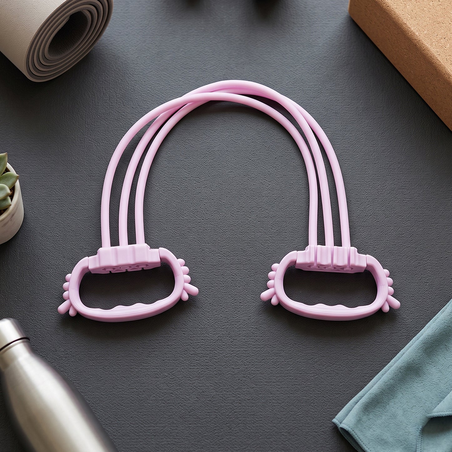 Multifunctional Chest Expander Puller 3 Tube Resistance Band for Home Gym (1 Pc)