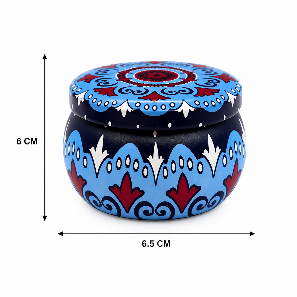 Stylish metal container suitable for home or office use