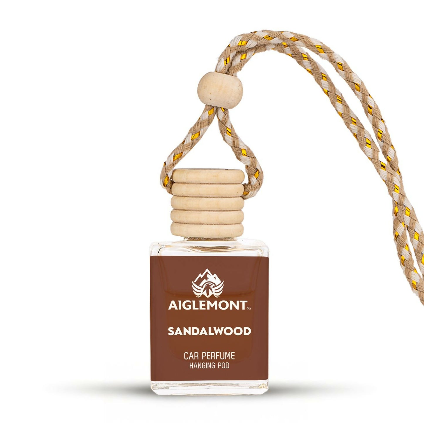 Sandalwood Car Perfume Hanging Pod Long Lasting Air Freshener Premium (10ml)