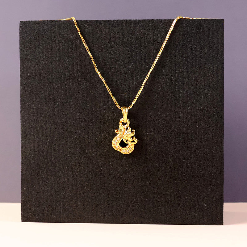 Elegant Crystal-Studded Artistic Drop Pendant Necklace