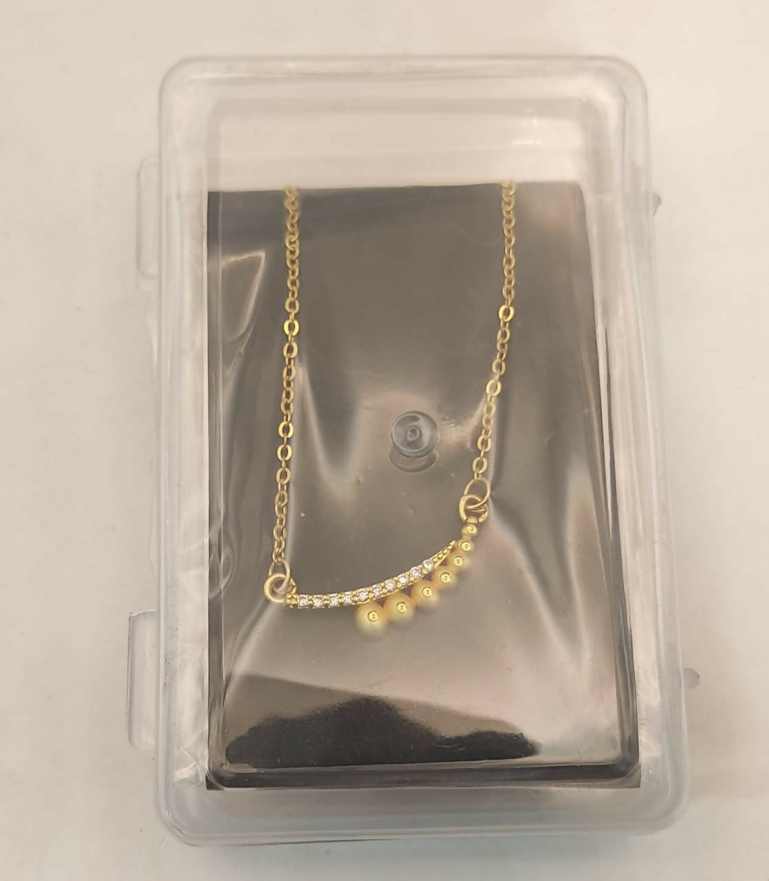 Gold Plated Pendant Necklace with AD For women and girls