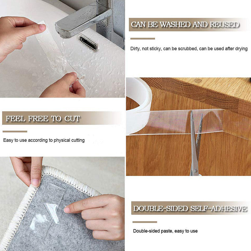 Aerotix Nano Grip Tape 3 Meter – Double-Sided Transparent Adhesive Tape