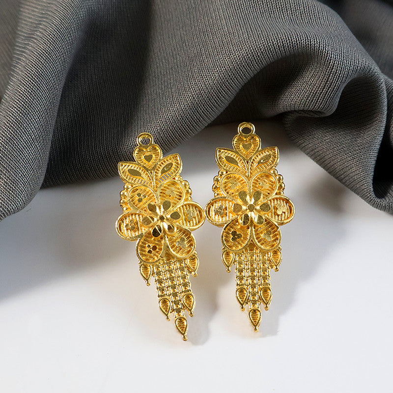 Premium Traditional Gold-Plated Necklace Set for Weddings & Ceremonial Wear