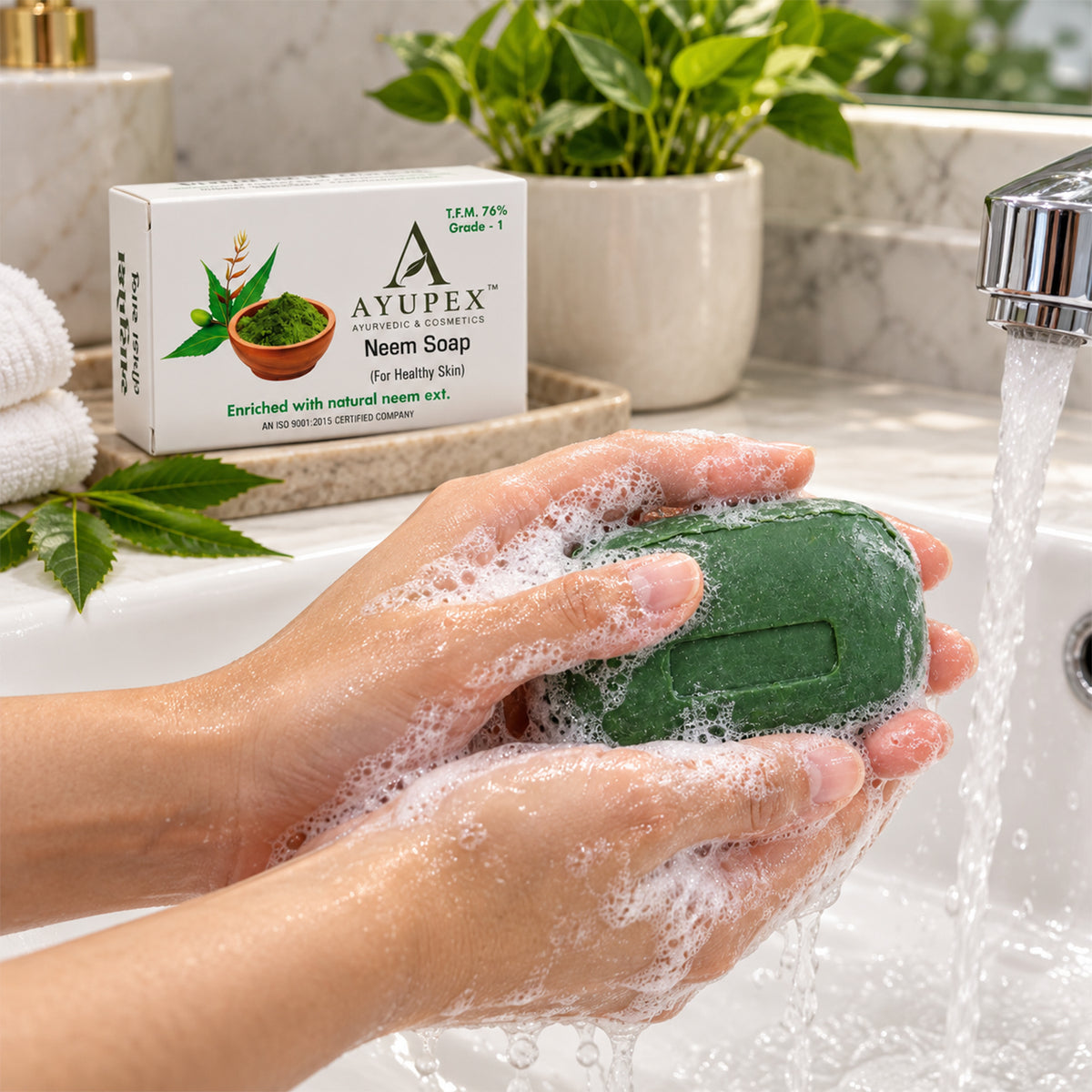 Neem Soap – Herbal Antibacterial Bathing Bar for Healthy Skin