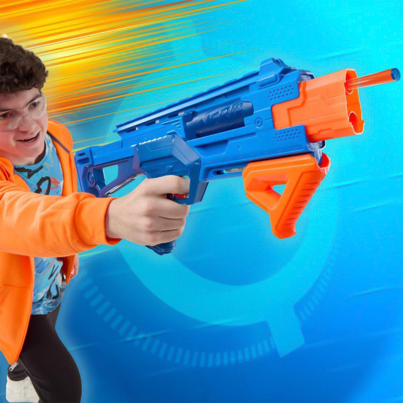 Nerf N-Series Double Impact Blaster High-Performance Foam Dart Gun with 12 Darts