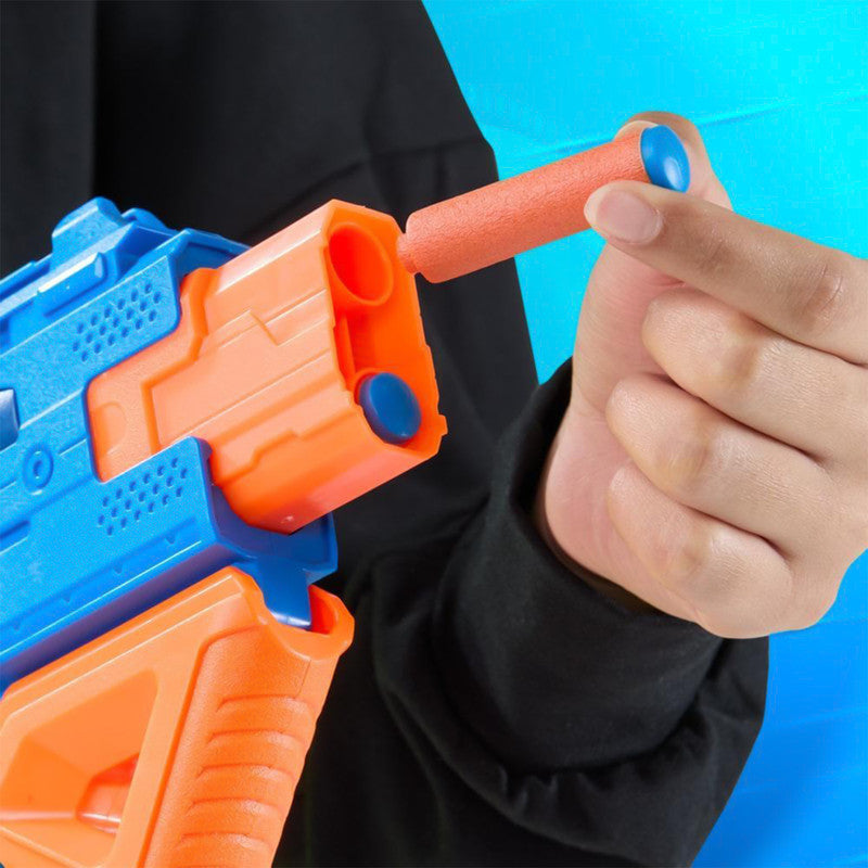 Nerf N-Series Double Impact Blaster High-Performance Foam Dart Gun with 12 Darts