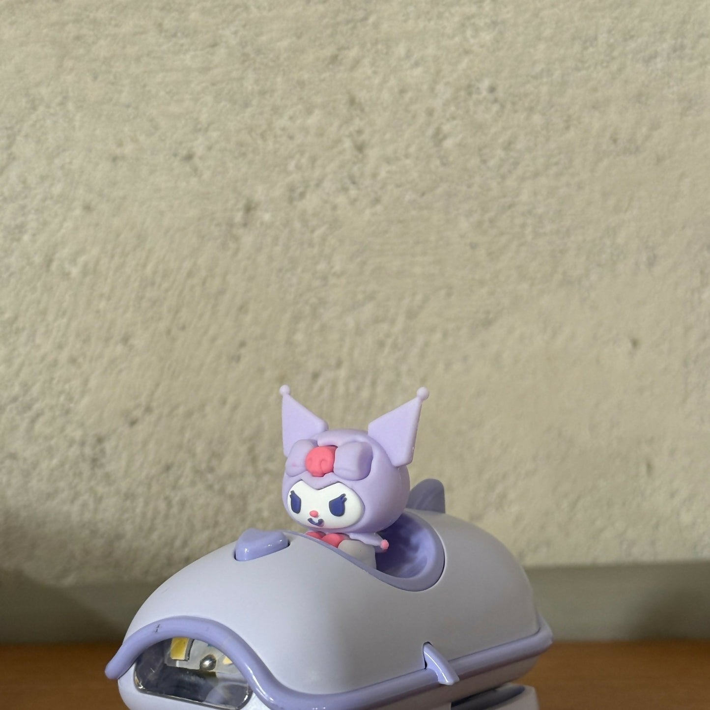 purple Mini Folding LED Night Light Cute Cartoon Desk Lamp for Kids & Bedside