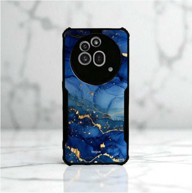 Blue Opulence Mobile Cover For NOTHING Phone 3A Pro